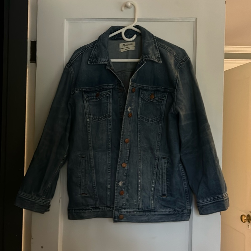 MADEWELL oversized denim jacket casually weekend coat XL.